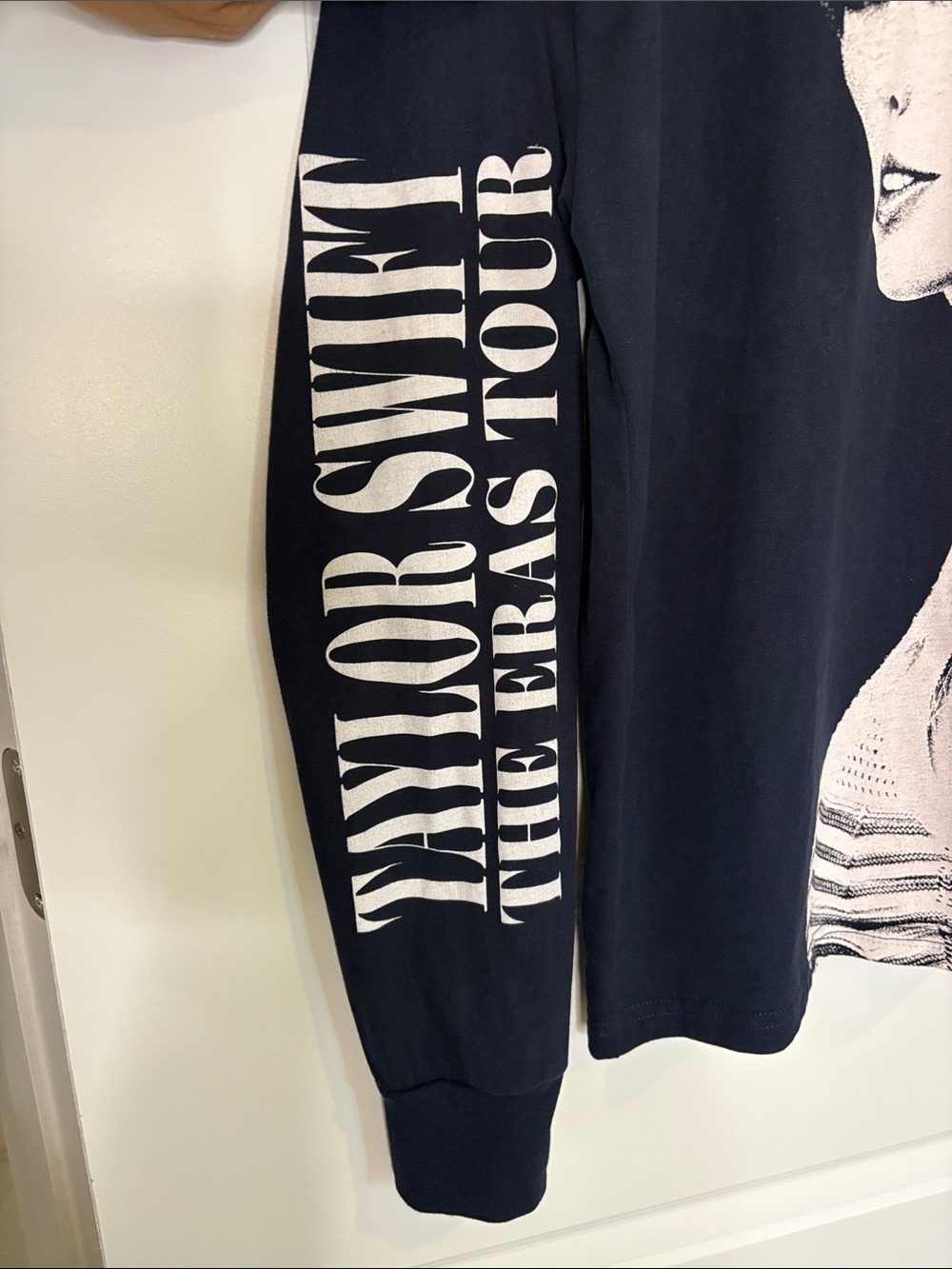 Taylor Swift The Eras Tour Graphic Long Sleeve Tee Navy Blue Size XS - Picture 5 of 7